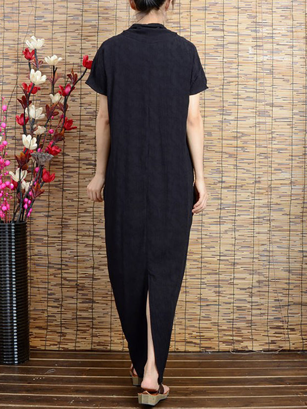 Plus Size Women summer cotton linen dress